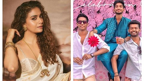 Keerthy Suresh; (right) A poster of NEEK