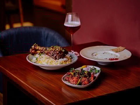 Nalli ghosht biryani and Karimnagar wings