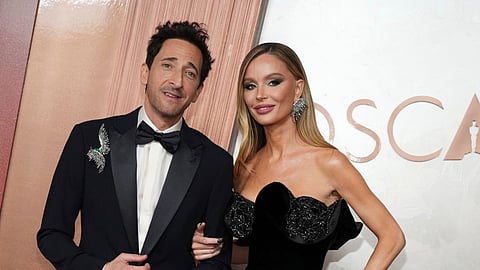 Adrien Brody and Georgina Chapman