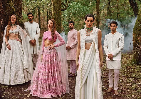 The harmony between past and present is woven into every element of his designs