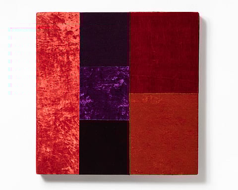 An artwork on display