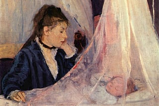 The Cradle by Berthe Morisot