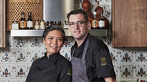 Chef Duangporn ‘Bo’ Songvisava and Chef Dylan Jones