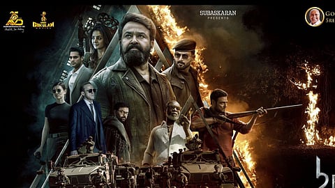 A poster of L2: Empuraan