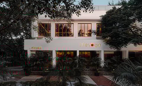 LifeYoga facade facing malcha road