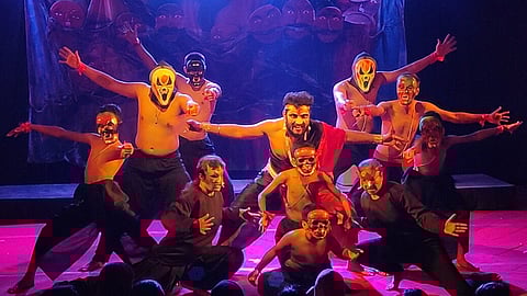 A still from Ravana Ravanamu