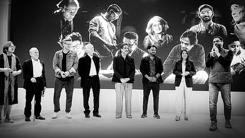 This ongoing exhibition showcases the innovative works of 10 of India’s most celebrated contemporary sculptors, each transforming the Pantheon Stone into masterpieces