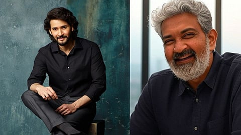 Mahesh Babu (L), SS Rajamouli (R)
