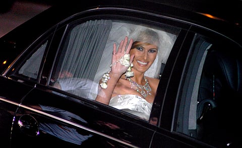 Is Melania Trump’s Dior wedding dress up for auction at eBay?