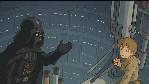 AI generated Ghibli style image