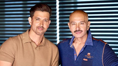 Hrithik Roshan and Rakesh Roshan