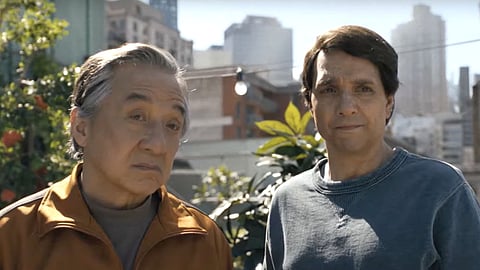 Jackie Chan and Ralph Macchio