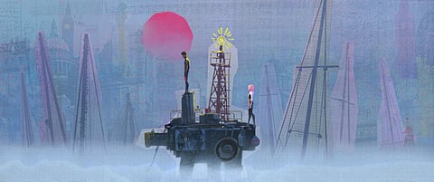 A snap from Spider-Man: Beyond the Spider-Verse