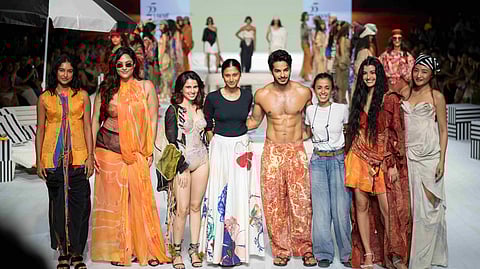 Saaksha & Kinni unveils Myrah, a colourful tribute to Gujarat's Adalaj Stepwell, at LFWxFDCI