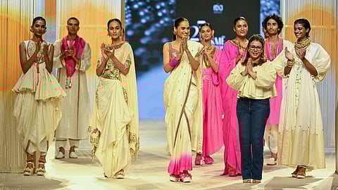 Designer Nikasha’s new collection unveiled at LFWxFDCI pays an ode to khadi
