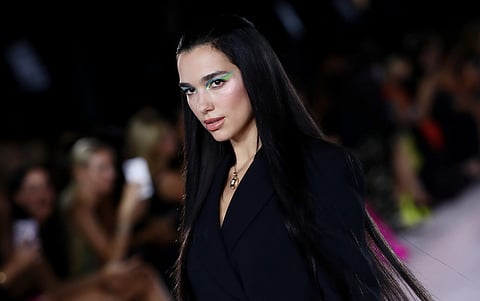 Dua Lipa walks for the Dua Lipa x Versace 'La Vacanza' Show In Cannes