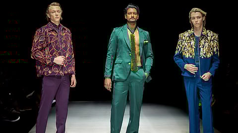 The Shree edit by Nirmooha boasts snake and peacock motifs inspired by the continuous cycle of renewal