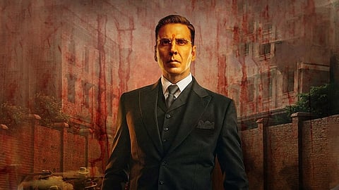 Akshay Kumar in a poster for Kesari Chapter 2