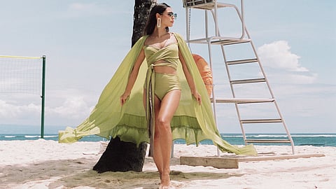 Swimwear label La Paz dives into
the Indian Ocean to pick out fish and corals for their new collection