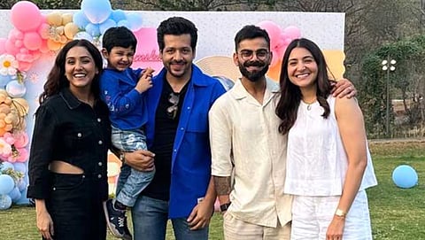 Virat and Anushka can be seen in Neeti's new Instagram Story