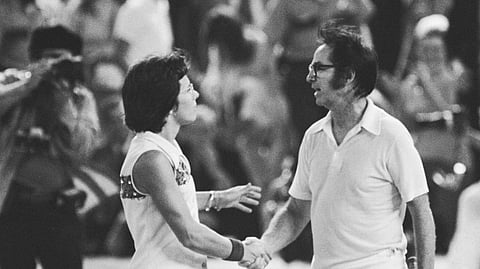Billie Jean King and Bobby Riggs