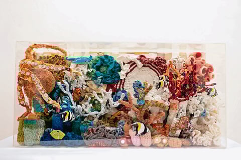 How this Chennai artist uses discarded materials to tell stories of ecological loss