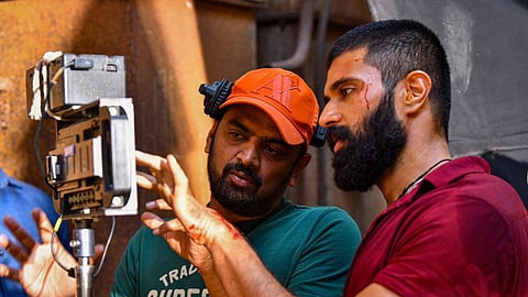 Vijay Deverakonda on the set of Kingdom