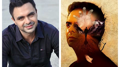 Ajit Arora; (right) A poster of Red Letter