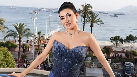 Shalini Passi chose a Manish Malhotra gown for her red carpet appearance at Cannes