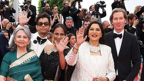 Sharmila Tagore, Agni Dutta, Simi Garewal and Wes Anderson