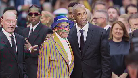 Spike Lee and Denzel Washington