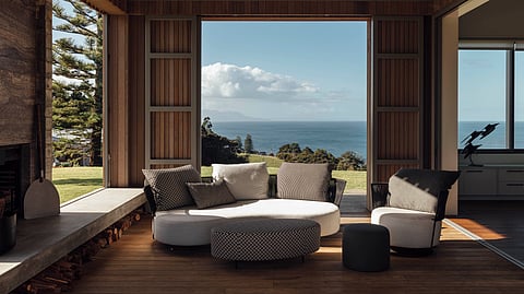 The ‘Bullfrog’ collection turns seating into sculptural performance