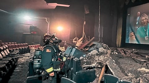 Woman injured in freak accident as ceiling collapses during new Final Destination movie screening