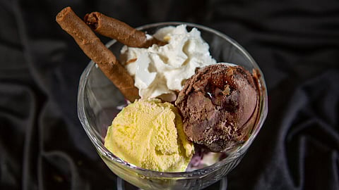 How is frozen dessert different from ice cream?