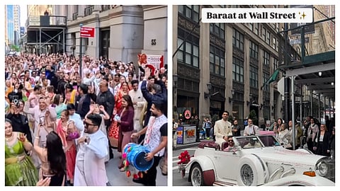 A desi baraat just shut down Wall Street!
