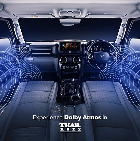 Mahindra Thar ROXX brings Dolby Atmos for an elevated entertainment experience
