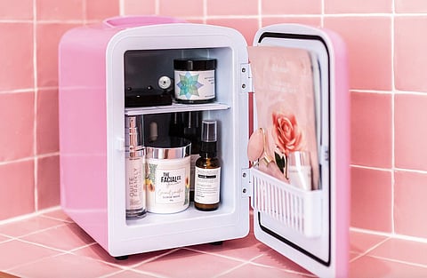 The skincare fridge is the chicest thing in self-care right now
