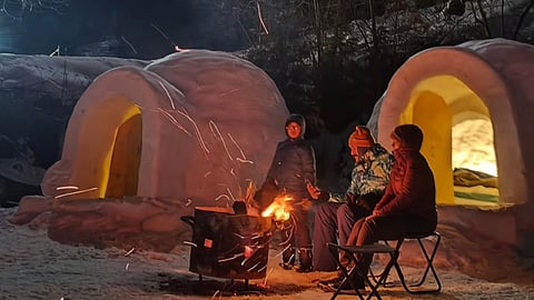 What is Manali's Igloo village?