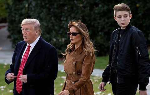 Did Barron Trump apply to Harvard?