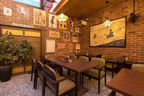 Interiors of Leo’s at Juhu, Mumbai