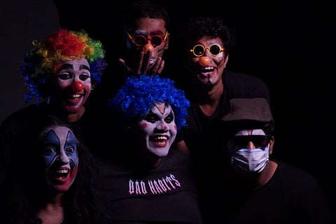 A scene from Clowns in the Hospital