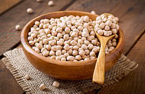 Kabuli chana is a great source of protein
