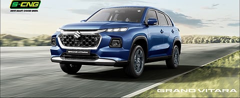 Grand Vitara S-CNG with 6 airbags and premium features