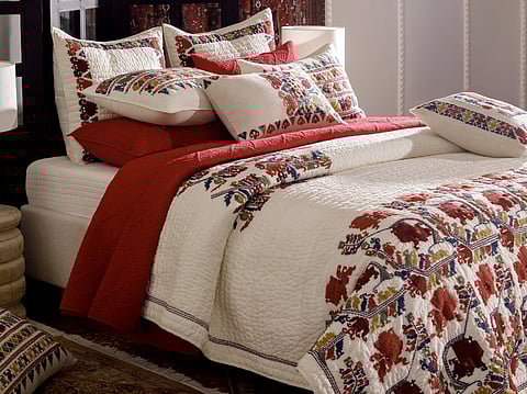 With embroidery at the centre, Sarita Handa's collections will lend a warm, inviting touch to your home