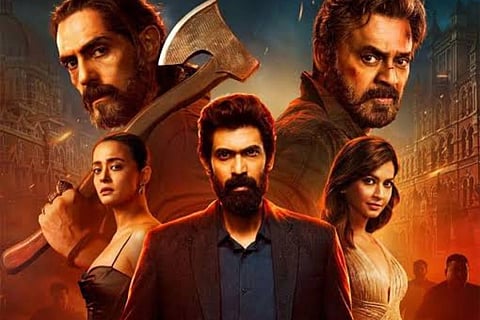 A poster of Rana Naidu