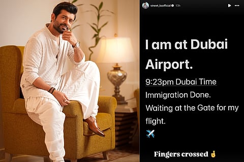 Landed Mumbai: Vineet Kumar Singh updates fans on social media after travel delay in Dubai