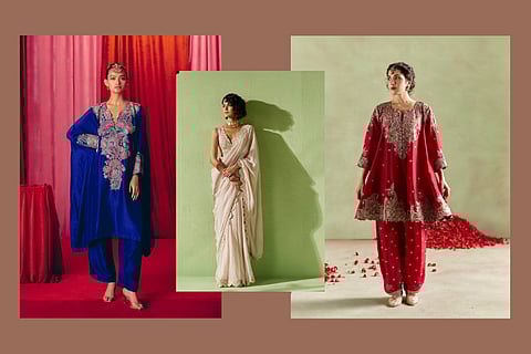 Mrunalini Rao’s Trousseau Edit marries generational craft with quiet glamour and storytelling silhouettes