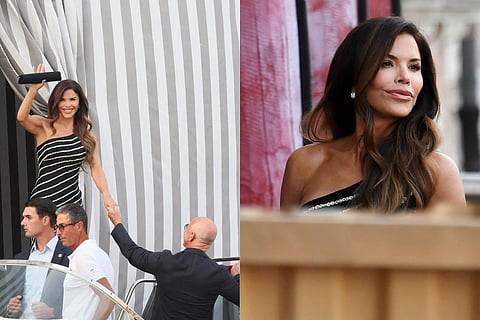 Lauren Sánchez adds a touch of India to her wedding look