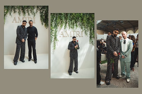 Music Icon Badshah makes a bold statement at Amiri’s Spring-Summer 2026 Show in Paris