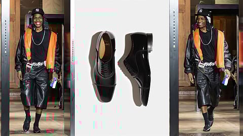 A$AP Rocky and Christian Louboutin reimagine street uniforms as luxury statements at AWGE SS26